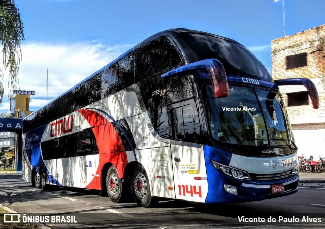 CMW Transportes 1144 na cidade de Aparecida, São Paulo, Brasil, por Vicente de Paulo Alves. ID da foto: 7035823.