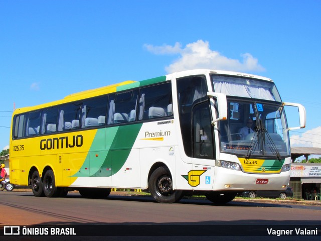 Empresa Gontijo de Transportes 12535 na cidade de Foz do Iguaçu, Paraná, Brasil, por Vagner Valani. ID da foto: 7035331.