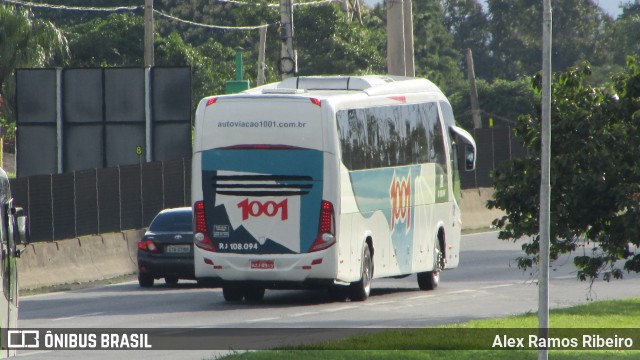 Auto Viação 1001 RJ 108.094 na cidade de Guaratinguetá, São Paulo, Brasil, por Alex Ramos Ribeiro. ID da foto: 7037610.