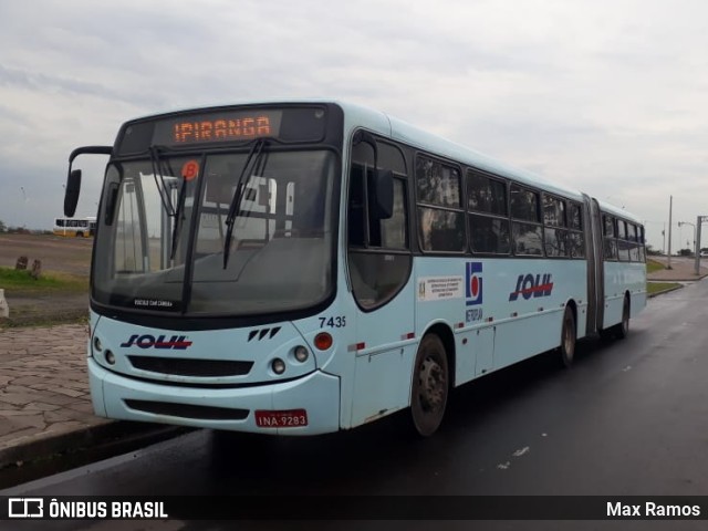 SOUL - Sociedade de Ônibus União Ltda. 7435 na cidade de Porto Alegre, Rio Grande do Sul, Brasil, por Max Ramos. ID da foto: 7037279.