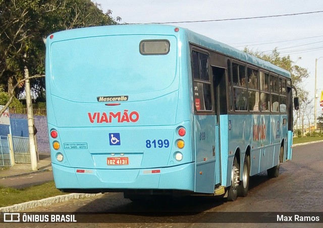 Empresa de Transporte Coletivo Viamão 8199 na cidade de Viamão, Rio Grande do Sul, Brasil, por Max Ramos. ID da foto: 7035880.