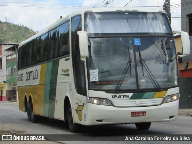 Empresa Gontijo de Transportes 12475 na cidade de Timóteo, Minas Gerais, Brasil, por Ana Carolina Ferreira da Silva. ID da foto: 7040026.