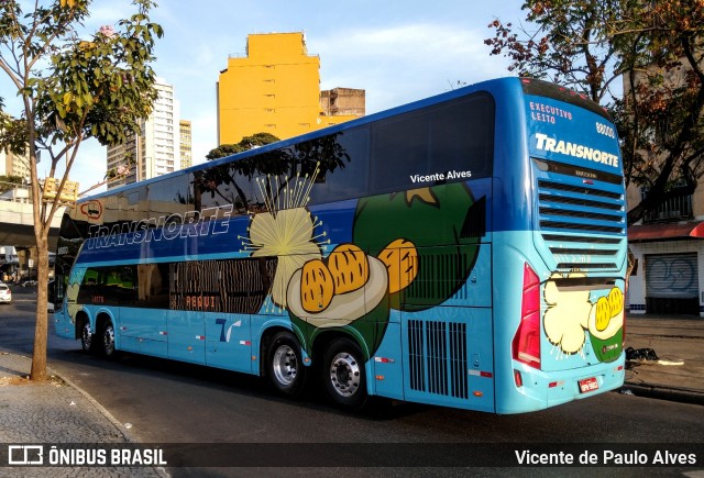 Transnorte - Transporte e Turismo Norte de Minas 88000 na cidade de Belo Horizonte, Minas Gerais, Brasil, por Vicente de Paulo Alves. ID da foto: 7041047.