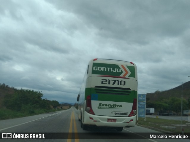 Cia. São Geraldo de Viação 21710 na cidade de Campanário, Minas Gerais, Brasil, por Marcelo Henrique. Número da foto: #7039580.