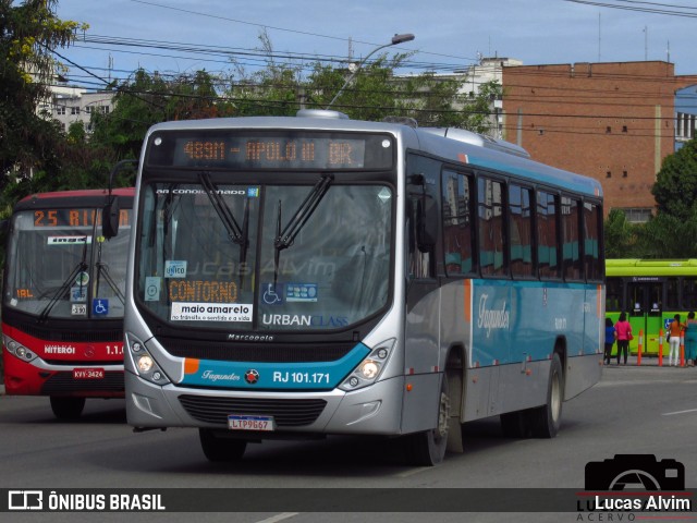 Auto Ônibus Fagundes RJ 101.171 na cidade de Niterói, Rio de Janeiro, Brasil, por Lucas Alvim. Número da foto: #7038949.