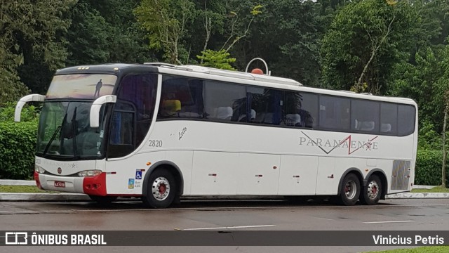 Paranaense Turismo 2820 na cidade de Joinville, Santa Catarina, Brasil, por Vinicius Petris. ID da foto: 7039868.