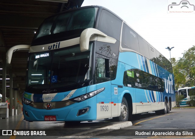 UTIL - União Transporte Interestadual de Luxo 11930 na cidade de Mogi das Cruzes, São Paulo, Brasil, por Rudnei Aparecido da Silva. ID da foto: 7040979.