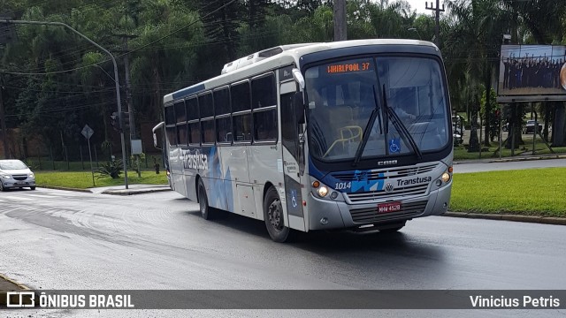 Transtusa - Transporte e Turismo Santo Antônio 1014 na cidade de Joinville, Santa Catarina, Brasil, por Vinicius Petris. Número da foto: #7039897.
