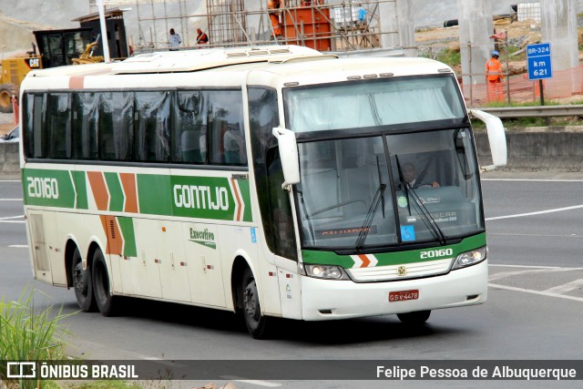 Empresa Gontijo de Transportes 20160 na cidade de Salvador, Bahia, Brasil, por Felipe Pessoa de Albuquerque. Número da foto: #7039052.