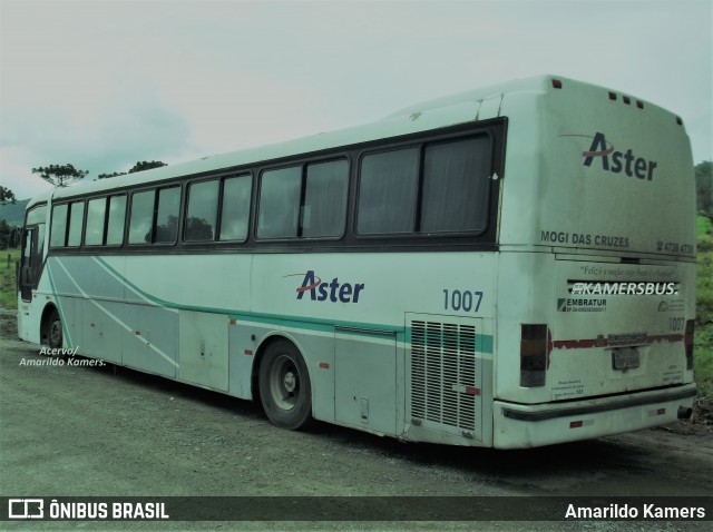 Aster Transportes e Turismo 1007 na cidade de Ituporanga, Santa Catarina, Brasil, por Amarildo Kamers. ID da foto: 7040244.