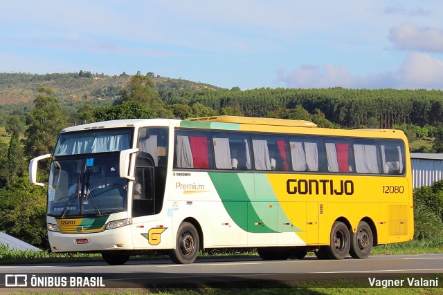 Empresa Gontijo de Transportes 12080 na cidade de Paraopeba, Minas Gerais, Brasil, por Vagner Valani. Número da foto: #7038351.
