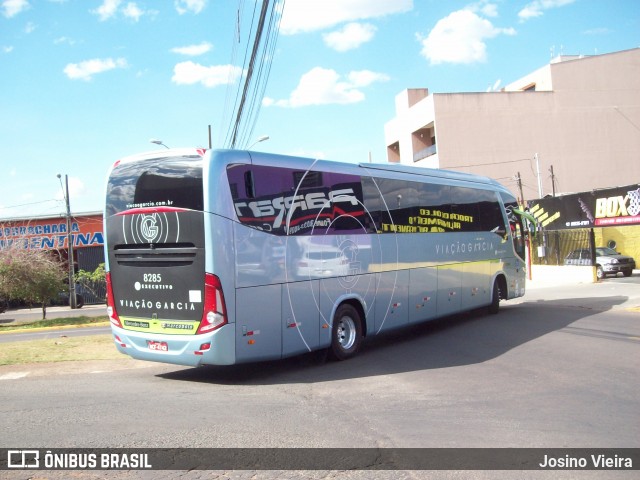 Viação Garcia 8285 na cidade de Apucarana, Paraná, Brasil, por Josino Vieira. Número da foto: #7040740.