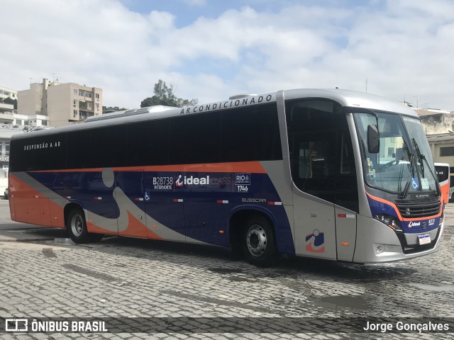 Viação Ideal B28738 na cidade de Rio de Janeiro, Rio de Janeiro, Brasil, por Jorge Gonçalves. Número da foto: #7039568.