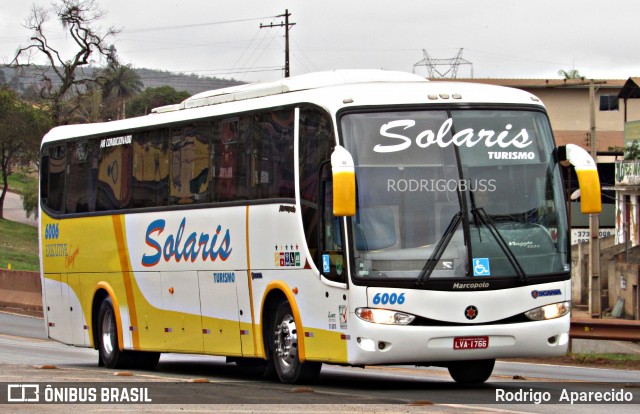 Solaris Turismo 6006 na cidade de Congonhas, Minas Gerais, Brasil, por Rodrigo  Aparecido. ID da foto: 7043278.