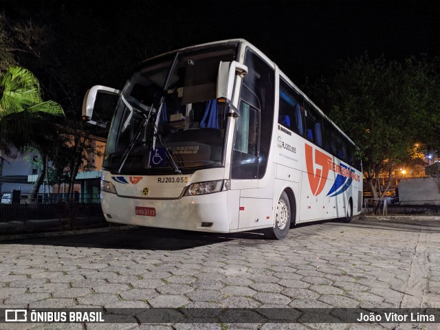 Viação Teresópolis RJ 203.055 na cidade de Além Paraíba, Minas Gerais, Brasil, por João Vitor Lima. ID da foto: 7042646.