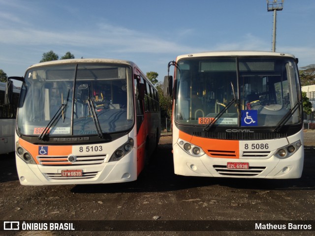 Auto Viação Transcap 8 5103 na cidade de São Paulo, São Paulo, Brasil, por Matheus Barros. ID da foto: 7042121.