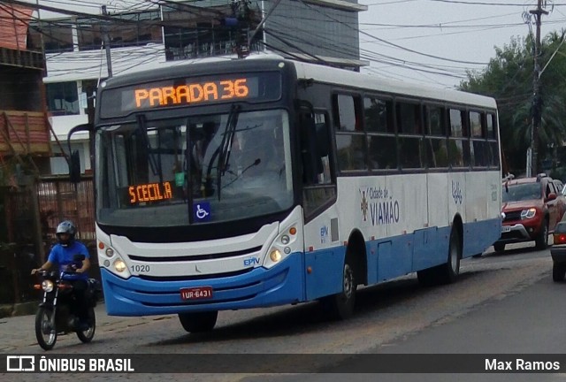 Empresa de Transporte Coletivo Viamão 1020 na cidade de Viamão, Rio Grande do Sul, Brasil, por Max Ramos. Número da foto: #7041872.