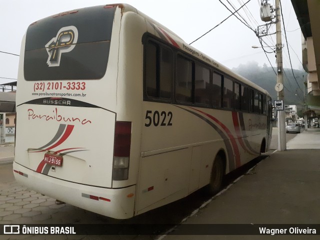 Paraibuna Transportes 5022 na cidade de Caparaó, Minas Gerais, Brasil, por Wagner Oliveira. ID da foto: 7043331.