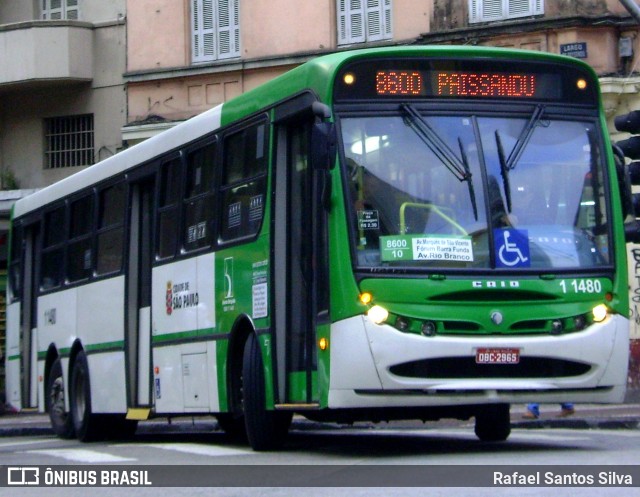 Viação Santa Brígida 1 1480 na cidade de São Paulo, São Paulo, Brasil, por Rafael Santos Silva. Número da foto: #7041111.