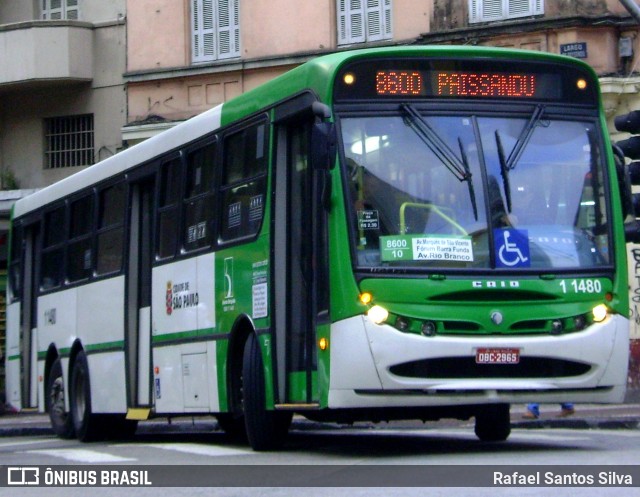 Viação Santa Brígida 1 1480 na cidade de São Paulo, São Paulo, Brasil, por Rafael Santos Silva. ID da foto: 7041111.