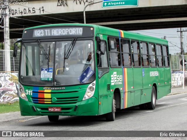 Borborema Imperial Transportes 311 na cidade de Recife, Pernambuco, Brasil, por Eric Oliveira. ID da foto: 7043922.