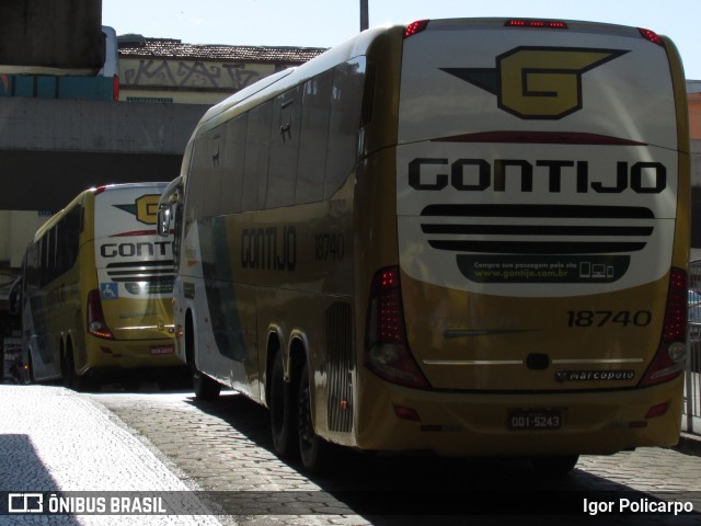 Empresa Gontijo de Transportes 18740 na cidade de Belo Horizonte, Minas Gerais, Brasil, por Igor Policarpo. ID da foto: 7042245.