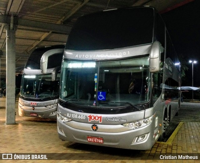 Auto Viação 1001 RJ 108.686 na cidade de São Paulo, São Paulo, Brasil, por Cristian Matheus. ID da foto: 7042748.