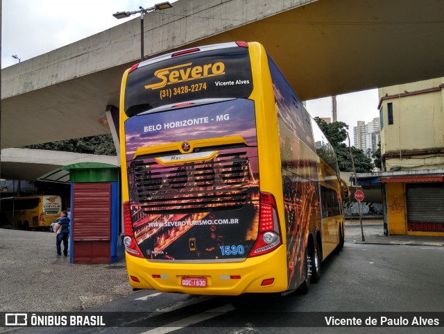 Severo Turismo 1530 na cidade de Belo Horizonte, Minas Gerais, Brasil, por Vicente de Paulo Alves. ID da foto: 7042247.