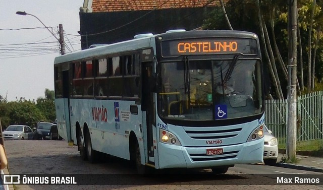 Empresa de Transporte Coletivo Viamão 8198 na cidade de Viamão, Rio Grande do Sul, Brasil, por Max Ramos. ID da foto: 7043711.