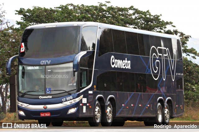 Viação Cometa 17305 na cidade de Congonhas, Minas Gerais, Brasil, por Rodrigo  Aparecido. ID da foto: 7043292.