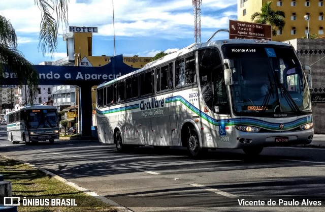 Auto Omnibus Circullare 7803 na cidade de Aparecida, São Paulo, Brasil, por Vicente de Paulo Alves. ID da foto: 7044626.