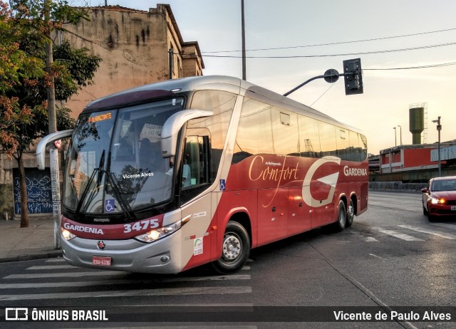 Expresso Gardenia 3475 na cidade de Belo Horizonte, Minas Gerais, Brasil, por Vicente de Paulo Alves. ID da foto: 7044652.